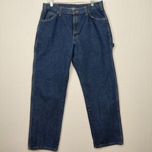 Vintage Dickies Carpenter Jeans Mens Size 36X32 Y2K Wide Leg Workwear Skater